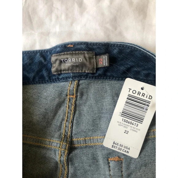Torrid Women’s HIGH-RISE SHORTS plus size 22 NWT! - Picture 4 of 8